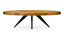 PARQ OVAL COFFEE TABLE AMBER