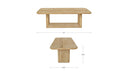 Blake Dining Table Rustic Oak