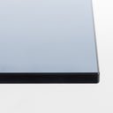Token Modern Smoked Grey Glass & Rosegold Dining Table