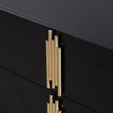 Token Modern Black & Gold 4-Piece Bedroom Set