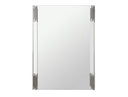 Token - Modern White & Stainless Steel Mirror