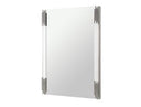 Token - Modern White & Stainless Steel Mirror