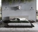 Palermo - Italian Modern Faux Concrete & Walnut Bedroom Set