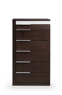 Torino Modern Brown Oak & Grey Chest