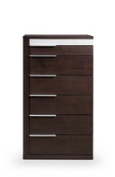 Torino Modern Brown Oak & Grey Chest