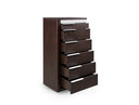 Torino Modern Brown Oak & Grey Chest