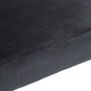 Trea - Modern Black Velvet & Rosegold Dining Chair