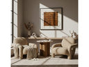 Trevor - Modern Tan Fabric Accent Chair
