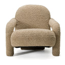 Trevor - Modern Tan Fabric Accent Chair