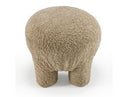 Trevor - Modern Tan Fabric Ottoman
