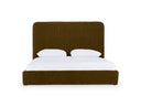 Trieste - Modern Brown Fabric Bed