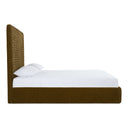 Trieste - Modern Brown Fabric Bed