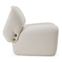Tristan Modern Off White Fabric Accent Chair
