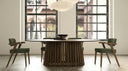 Truman - Mid-Century Modern Walnut Oval Dining Table