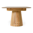 Truman - Mid-Century Modern Natural Oak Extendable Dining Table