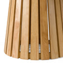 Truman - Mid-Century Modern Natural Oak Extendable Dining Table + 10 Chairs Set