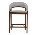 Weiss - Mid-Century Modern Walnut Round Bar Table