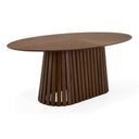 Truman - Mid-Century Modern Walnut Oval Dining Table