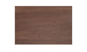 Round Off Floating Console Table Walnut