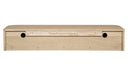 Round Off Floating Console Table Natural