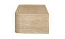 Round Off Floating Console Table Natural