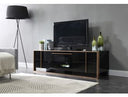Aspen - Modern Black & Gold TV Stand
