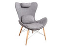 Susan Modern Blue Leatherette Lounge Chair