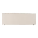 Tyree - Modern Tufted Off-White Fabric Bed