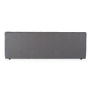 tyree - modern tufted grey fabric bed