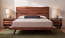 Madagascar Queen Platform Bed Brown