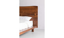 Madagascar King Platform Bed Brown
