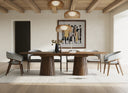 Truman - Mid-Century Modern Walnut Extendable Dining Table + 6 Chairs Set