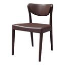 Union - Modern Brown Oak Dining Chair (Set of 2)
