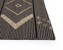 Black / Tan 9' X 12' Rug Asana Hand-Woven by Matho Sun, view 2