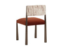 Dark Bronze Meg Rust / Terri Nutmeg Dining Chairs set of 2 Bayard by Matho Sun, view 4