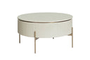 High Gloss Cream Coffee Table Paloma Lift Top by Matho Sun, view 2