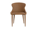Milliken Cognac Dining Chairs set of 2 Evora by Matho Sun, view 2