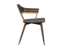 Distressed Brown Dining Armchair Demi by Matho Sun, view 3
