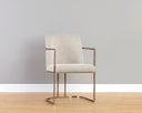 Belfast Oatmeal Dining Armchair Rayla by Matho Sun, view 5