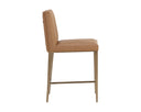 Milliken Cognac Counter Stool Wilbur by Matho Sun, view 3