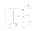 Large Teal Nightstand Celine by Matho Sun, view 8