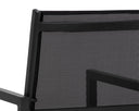 Black Dining Armchairs set of 2 Merano by Matho Sun, view 7