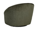 Bergen Olive Lounge Chair Bliss Swivel by Matho Sun, view 4