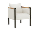 Heather Ivory Tweed Lounge Chair Wilder by Matho Sun