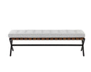 Black Mina Light Grey Bench Kenji by Matho Sun, view 2