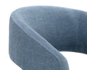 Danny Iceberg Dining Armchair Lloret Wheeled by Matho Sun, view 7