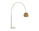 Brass Floor Lamp Vern by Matho Sun, view 2