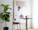 72" X 48" Natural Floater Frame Abstract Connectivity by Matho Sun, view 2