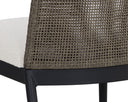 Black Louis Cream Dining Chairs set of 2 Calandri by Matho Sun, view 8