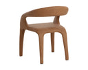 Milliken Cognac Dining Armchair Atika by Matho Sun, view 4